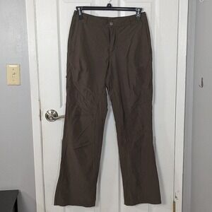 McKinley Womens Hiking Pants Brown Outdoor Cargo Utility Travel Size XS